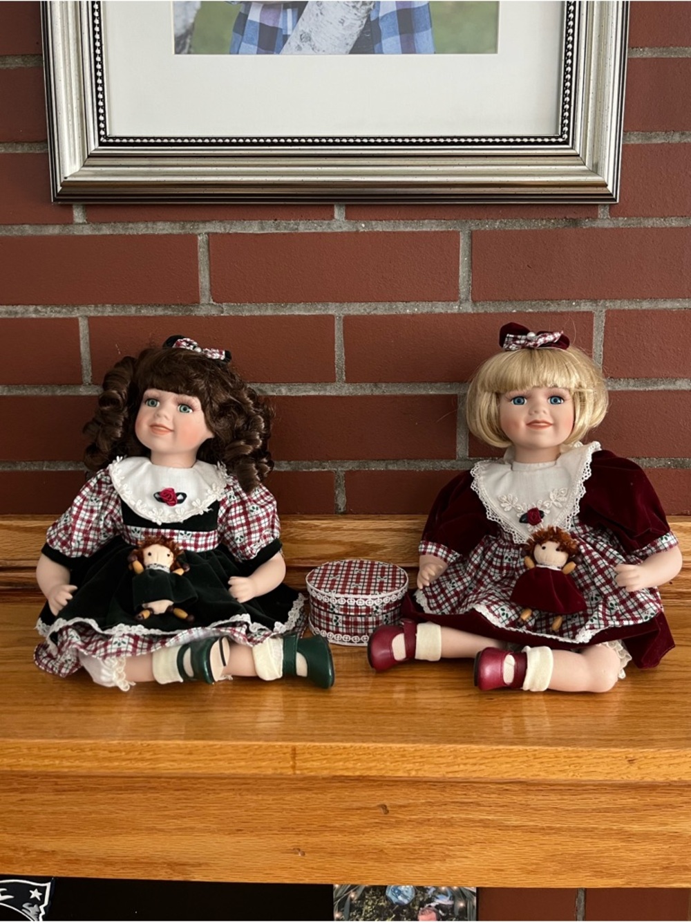 Heritage Porcelain Doll Twins